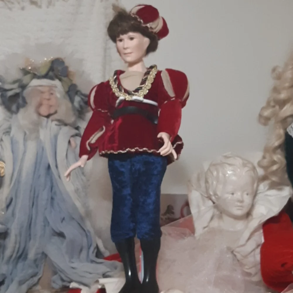 Ceramic Prince Charming Doll Home Decor